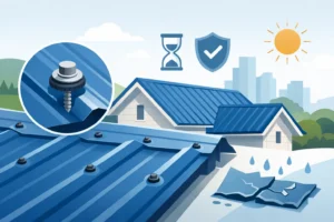 Exposed Fastener Metal Roof Lifespan Explained