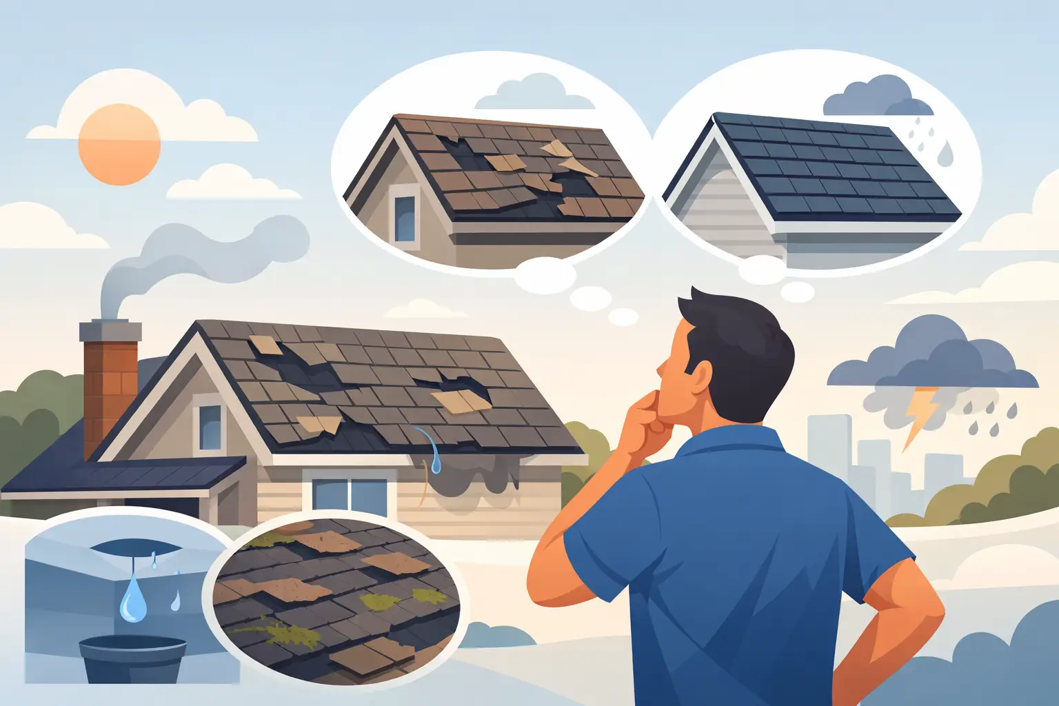Read more about the article How to Know Your Roof Needs Replacement Soon