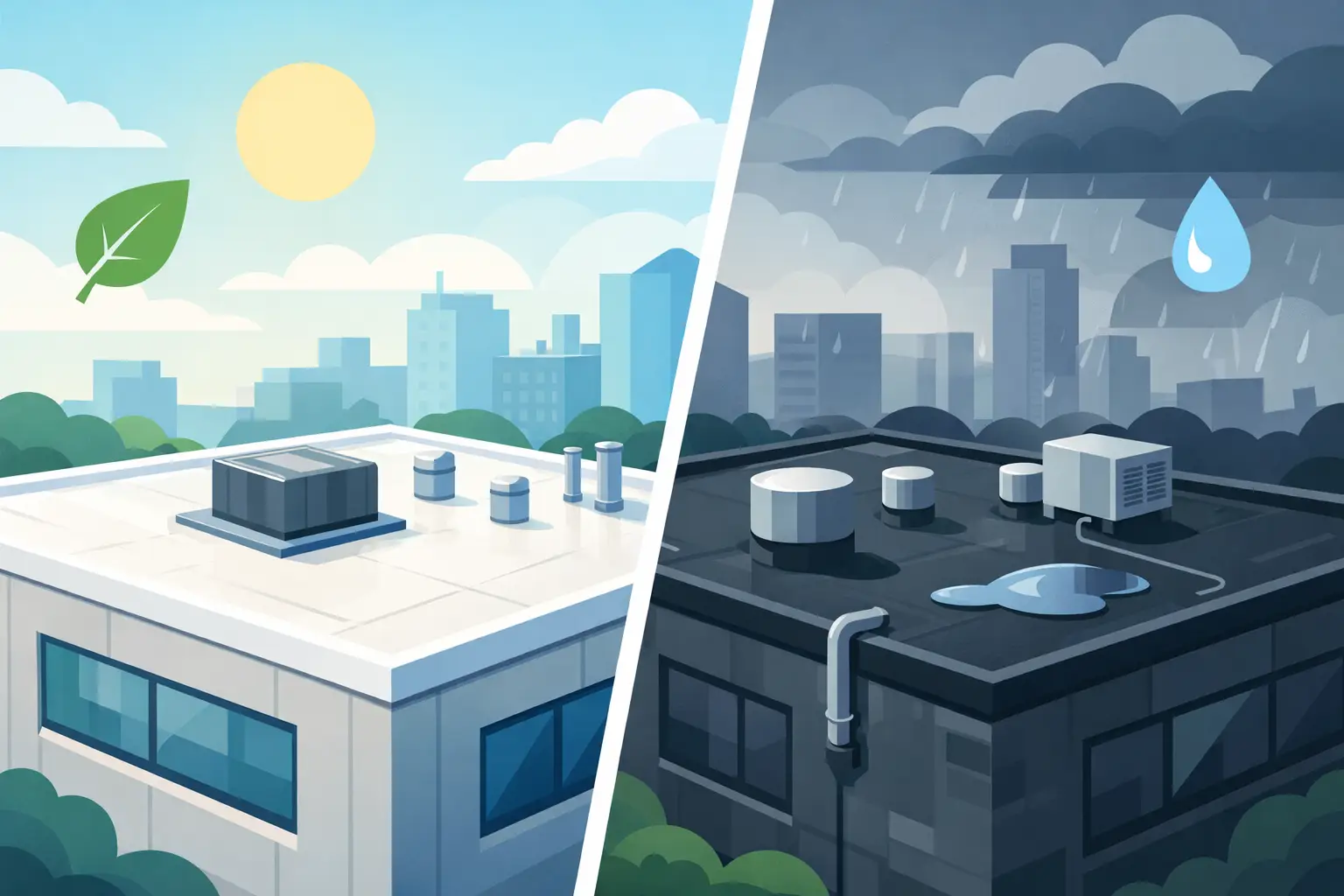 Read more about the article TPO vs EPDM Roofing: Which Fits Your Building?