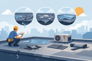 When to Replace Flat Roofs: 7 Clear Signs