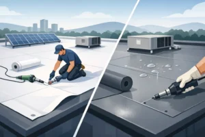 TPO Versus PVC Roofing for Low-Slope Buildings