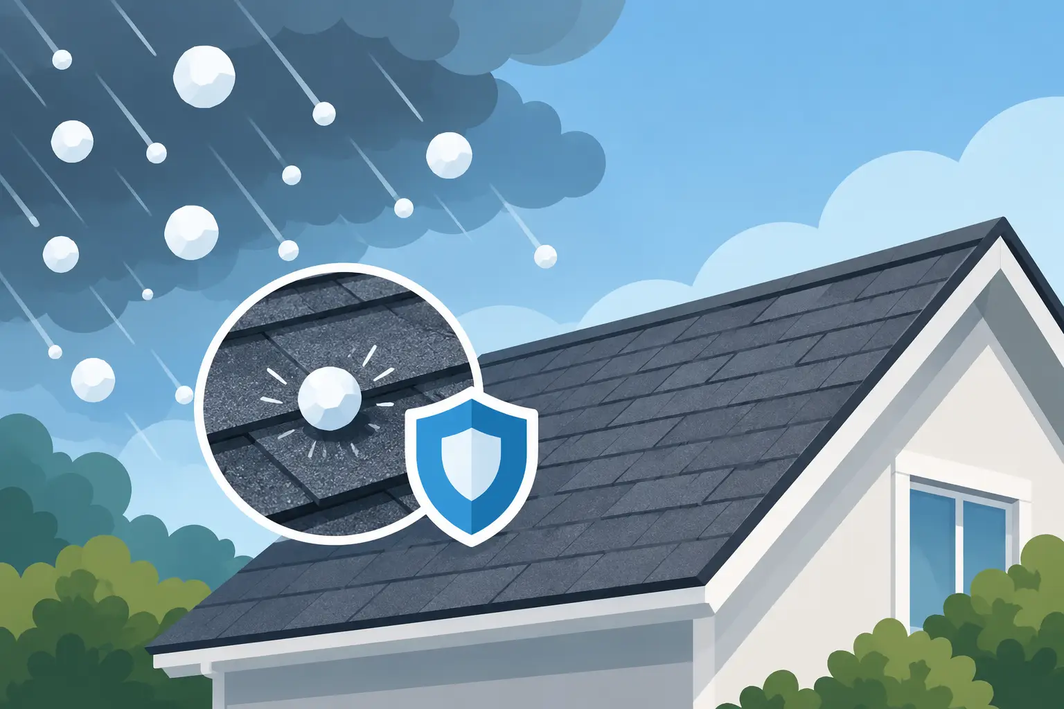 You are currently viewing When Are Hail Resistant Shingles Worth It?
