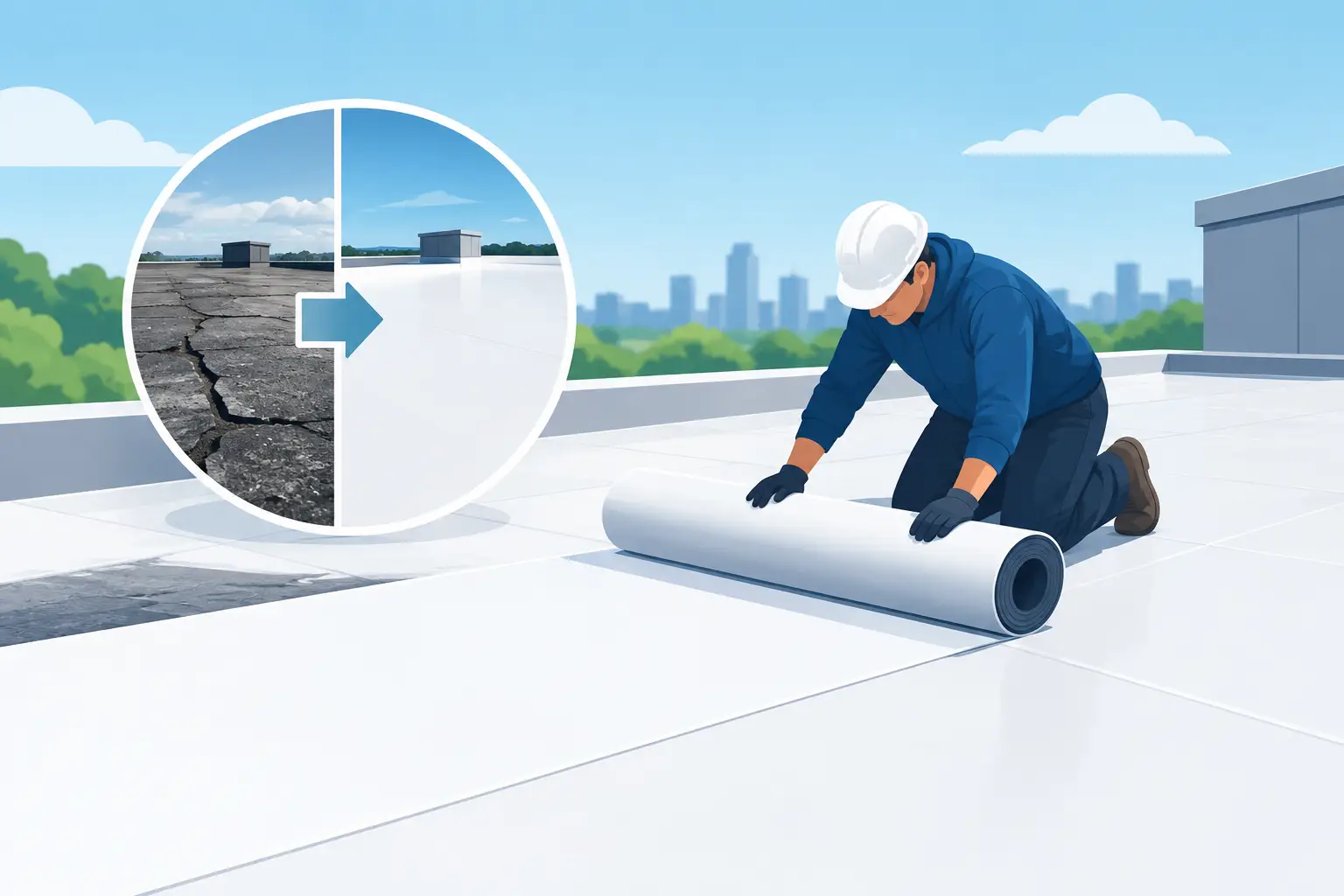 You are currently viewing When Howell TPO Replacement Makes Sense